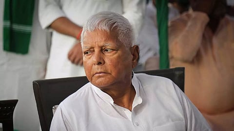 RJD national President Lalu Prasad Yadav