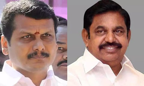 Senthilbalaji; Edappadi K Palaniswami