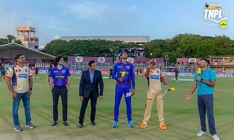 IDTT won the toss and elected to bat first against the CSG (Twitter/@TNPL)