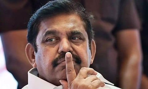 AIADMK General Secretary and former Chief Minister Edappadi K Palaniswami (File)