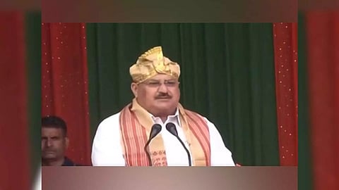 BJP Chief J P Nadda (Photo: J P Nadda's twitter handle)