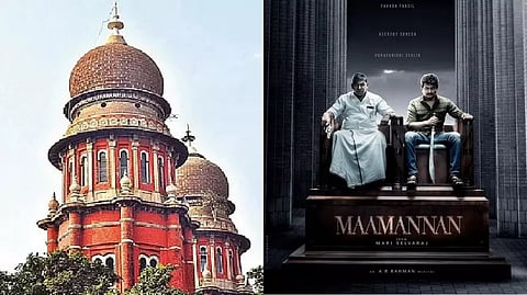 Madras High Court (L), Maamannan poster (R)