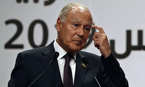 Arab League (AL) Secretary-General Ahmed Aboul-Gheit. AP