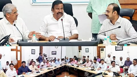 Municipal administration minister KN Nehru instructed the officials during the review meeting held at Ripon building on Wednesday