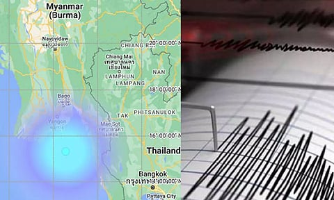 Third tremors of magnitude 4.5 jolts Myanmar (Twitter/@NCS_Earthquake)