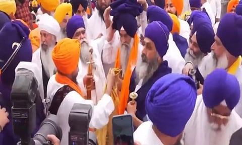 Giani Raghbir Singh takes charge as new Jathedar of Shri Akal Takht Sahib.