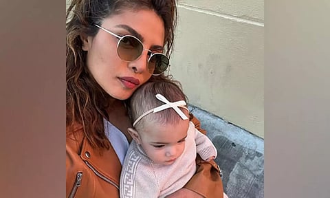 Priyanka Chopra and her daughter Malti
