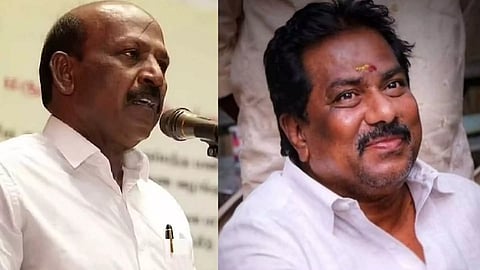 Health minister Ma Subramanian and Minister of Commercial Taxes and Registration P Moorthy