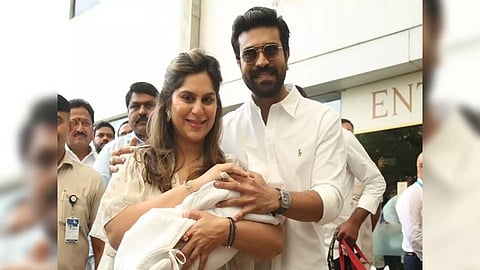 Ram Charan, wife Upasana and their daughter (Image: Instagram)