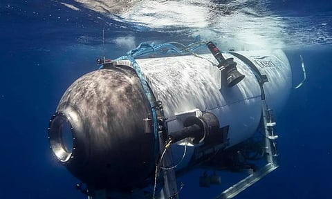 The Titan submersible, operated by OceanGate Expeditions to explore the wreckage of the sunken SS Titanic went missing on June 18. (Reuters)