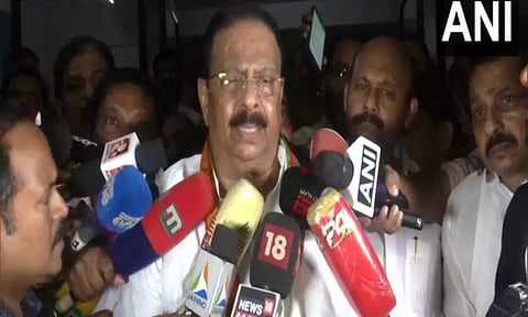 president K Sudhakaran.