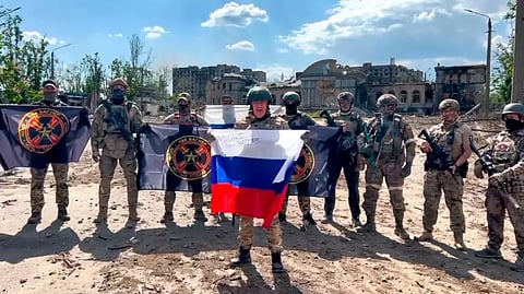 Russian mercenary chief says his forces are rebelling, some left Ukraine and entered city in Russia