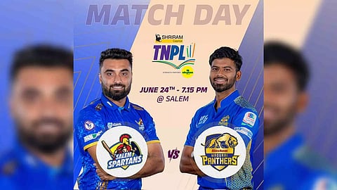 Salem Spartans vs Siechem Madurai Panthers (Twitter: TNPL/@TNPremierLeague)
