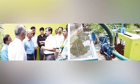 Irai Anbu, Shiv Das Meena, J Radhakrishnan and other senior officials inspected SWD works in city