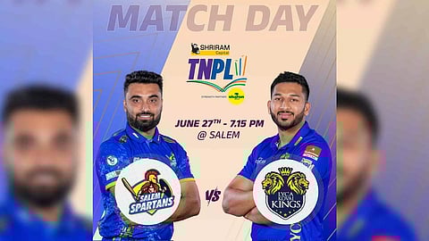 Lyca Kovai Kings (LKK) and Salem Spartans (SS) (Twitter: TNPL/@TNPremierLeague)