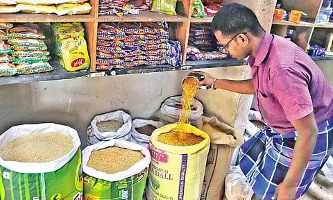 A sharp rise in prices of groceries and vegetables has hit denizens hard