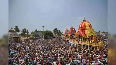&nbsp;Lord Jagannath's 'Bahuda Yatra' (Photo: PTI)