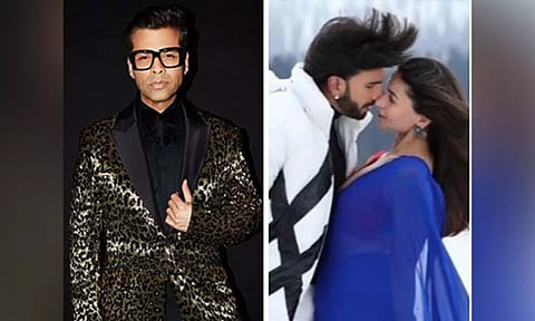 Karan Johar, Ranveer Singh, Alia Bhatt