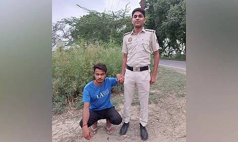 Accused arrested by Delhi Police in Shahbad murder incident (ANI)