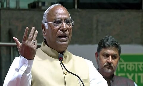 Congress president Mallikarjun Kharge
