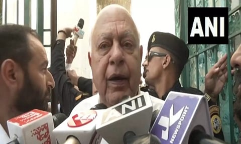 National Conference Chief Farooq Abdullah