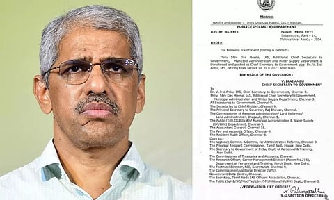 (On left) Shiv Das Meena