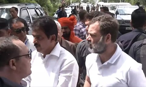 Rahul to take chopper after convoy stopped by police in Manipur