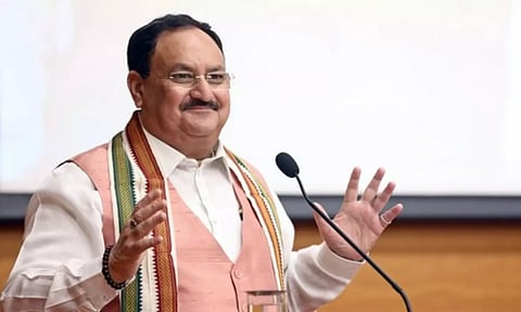 &nbsp;BJP national president J. P. Nadda (PHOTO:IANS)