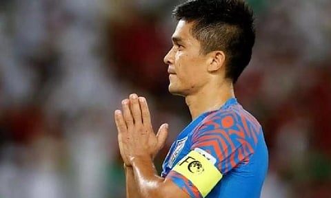 Sunil Chhetri. File photo