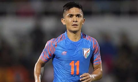 Sunil Chhetri. File photo