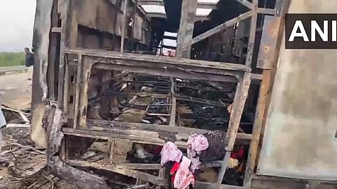 Visual from the spot (Photo: ANI/Twitter)
