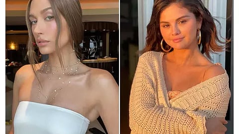 Hailey Bieber And Selena Gomez.
