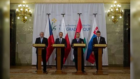 V4 consists of the Czech Republic, Hungary, Poland and Slovakia (Photo: IANS)