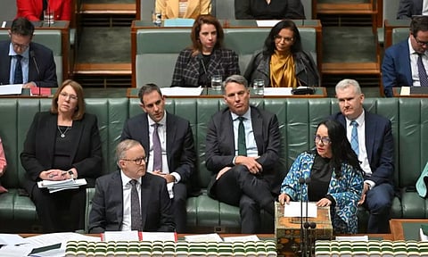 Australian Prime Minister Anthony Albanese and Minister for Indigenous Australians Linda Burney during Question Time in the House of Representatives at Parliament House ( Photo: REUTERS)