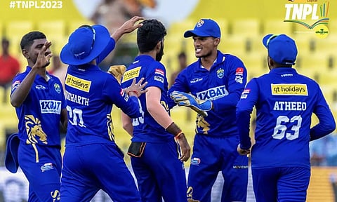 Kovai players celebrating wicket. Twitter