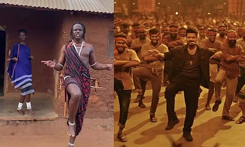 Screengrab from the video of Kili Paul dancing with his sister to the song 'Naa Ready' from actor Vijay starrer 'Leo' (Instagram)