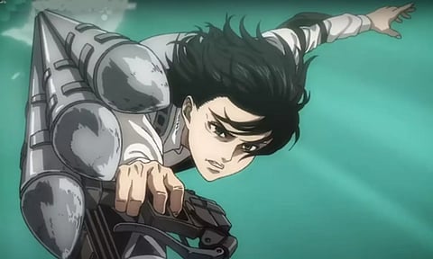 Still from anime attack on titans (Picture credit: IANS)