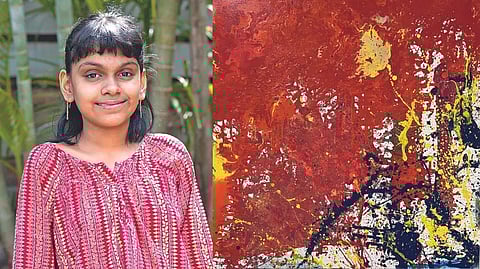 Tarika Ram, who simplified Tirukkural through abstract painting