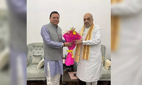 &nbsp;Uttarakhand Chief Minister Pushkar Singh Dhami met Union Home Minister Amit Shah
