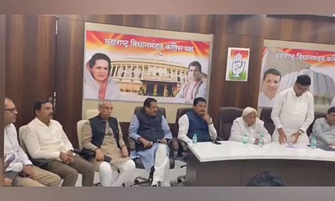 Congress Legislative Party meeting begins in Mumbai (Photo: ANI)