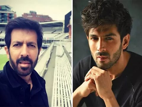 Actor Kartik Aaryan and director Kabir Khan (Photo : ANI)