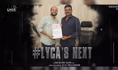 Director Jude Anthany Joseph's next project with Lyca Productions