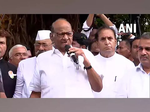 NCP chief Sharad Pawar(Picture credit:ANI)