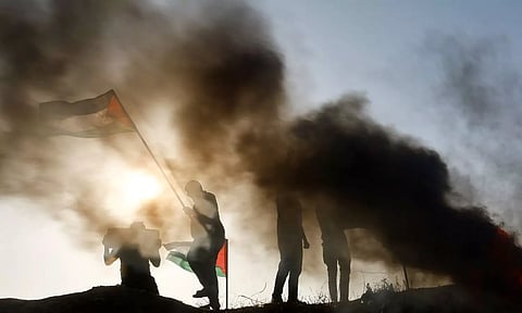 Fighting in Palestine. Reuters