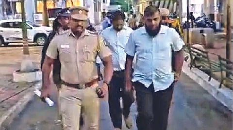 Police have arrested Sadi Ul Ameer and K Arunachalam.