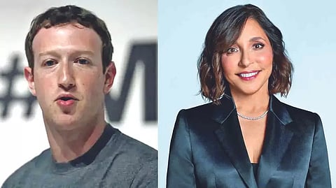 Mark Zuckerberg and Linda Yaccarino
