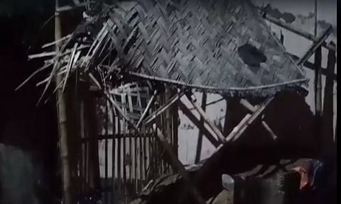 House vandalised in Murshidabad (ANI)