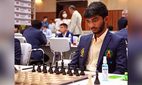 Indian Grandmaster D Gukesh