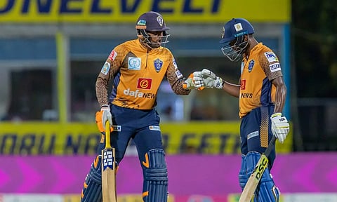 Ajitesh &amp; Nidhish Rajagopal (Twitter/@TNPL)