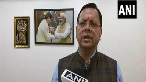 Uttarakhand Chief Minister Pushkar Singh Dhami&nbsp;